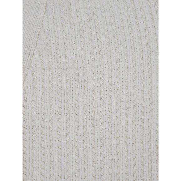 Haven Well Within Womens XL White Heavy Cable-Knit Cardigan Sweater Cottage‎ - Picture 5 of 12